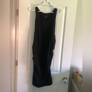 Isabel maternity. Sleeveless T-shirt dress. Black. Size: medium.